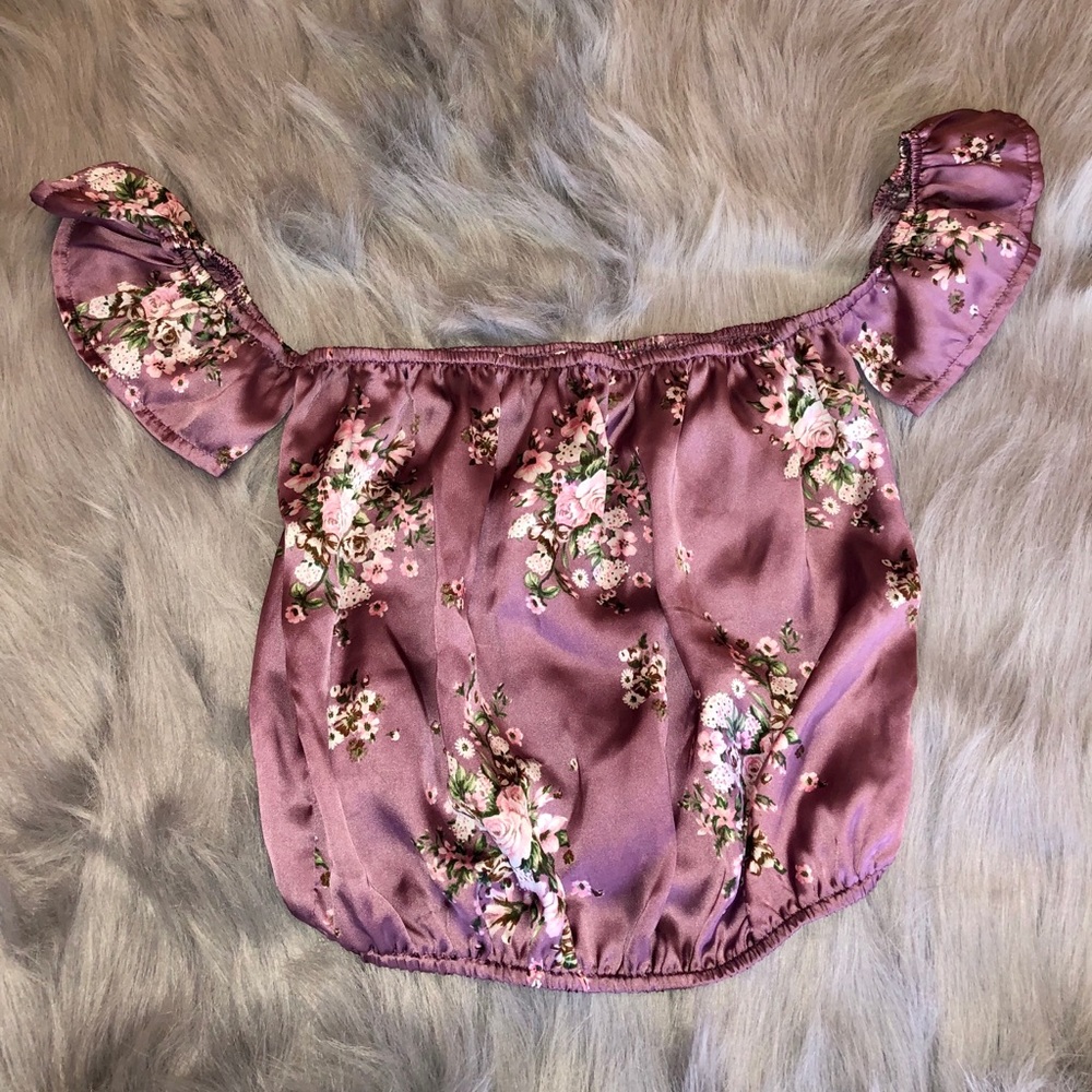 XS. The Hanger. Lavender. Crop Top.
